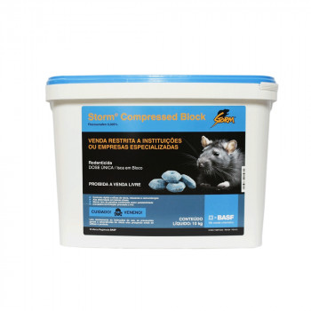 RATICIDA STORM BLOCO 20g BALDE 10 Kg