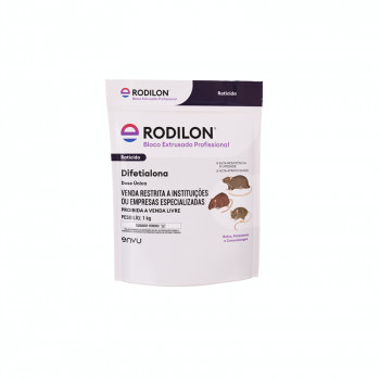 RATICIDA RODILON BLOCO EXTRUSADO 1kg