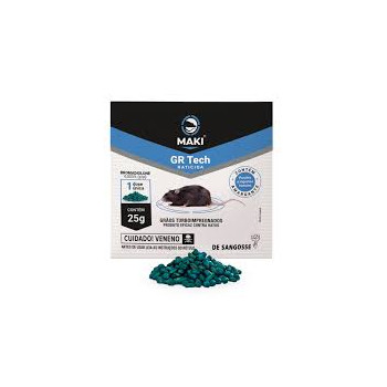 RATICIDA MAKI GR TECH BALDE 1,5kg (60 x 25g)