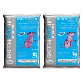 RATICIDA RATTEN-RAT BP 1 Kg (50 x 20g)